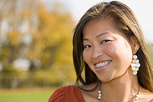 Lady with braces